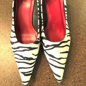 Zebra Shoes Size 8